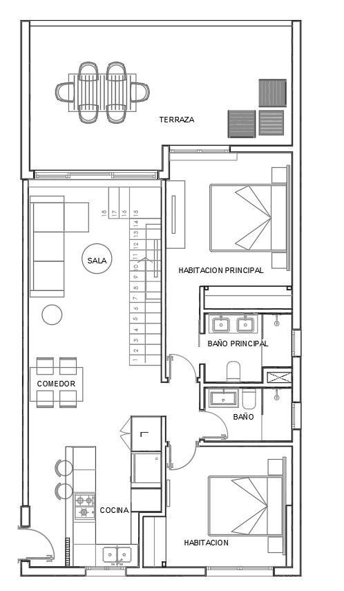 First level floor plan